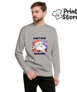 Don't stop believing novogodišnji duksevi u Print Store onlie shopu