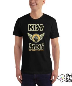 KISS-ARMY-(No-Substitutes)-crna-muska-majica