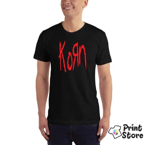 KORN-(Band-Logo)-crna-muska-majica