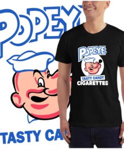 Popeye-tasty-candy-cigarettes-muška-crna-majica