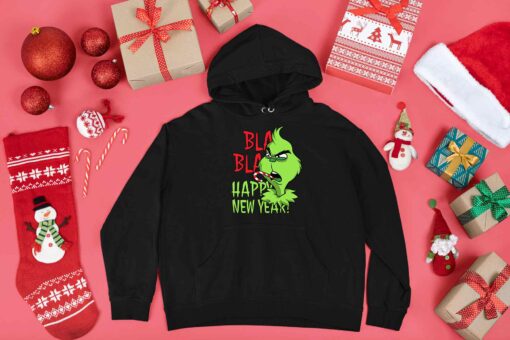 Bla-Bla-happy-new year duks sa kapuljačom Grinch crni