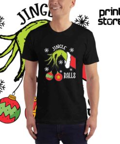 Jungle balls Grinch muška majica crna